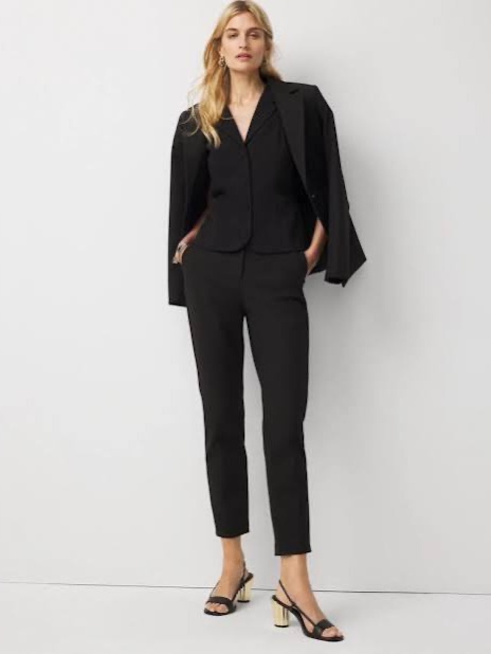 White House Black Market (WHBM) Classic Slim Ankle Comfort Stretch Dress Pants
